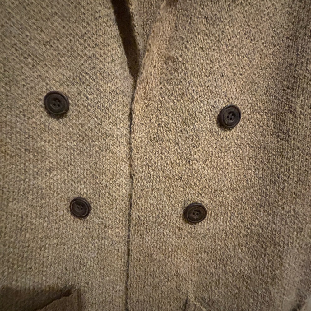Women's Tan and Brown Cardigan - Picture 3 of 6